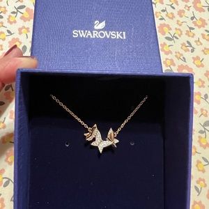 Swarovski butterfly necklace